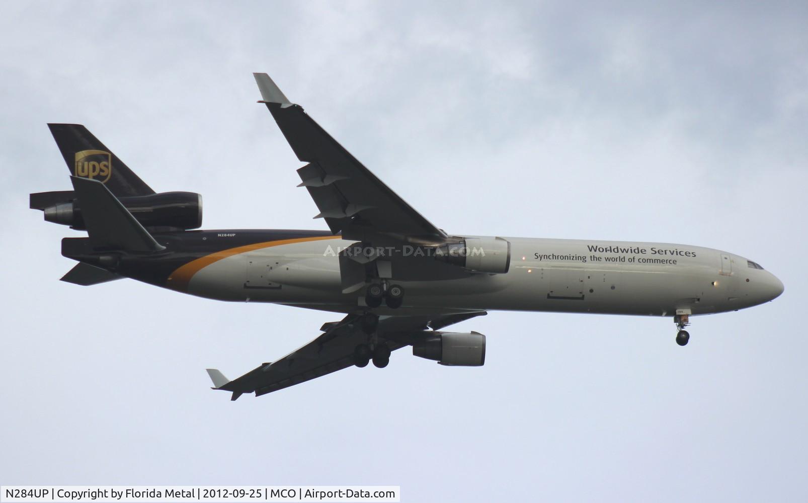 N284UP, 1997 McDonnell Douglas MD-11F C/N 48541, UPS MD-11F