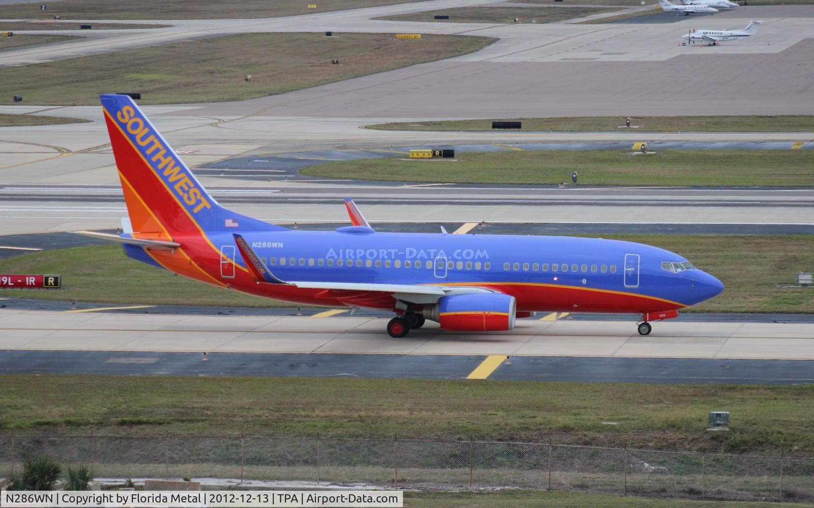 N286WN, 2004 Boeing 737-7H4 C/N 32471, Southwest 737