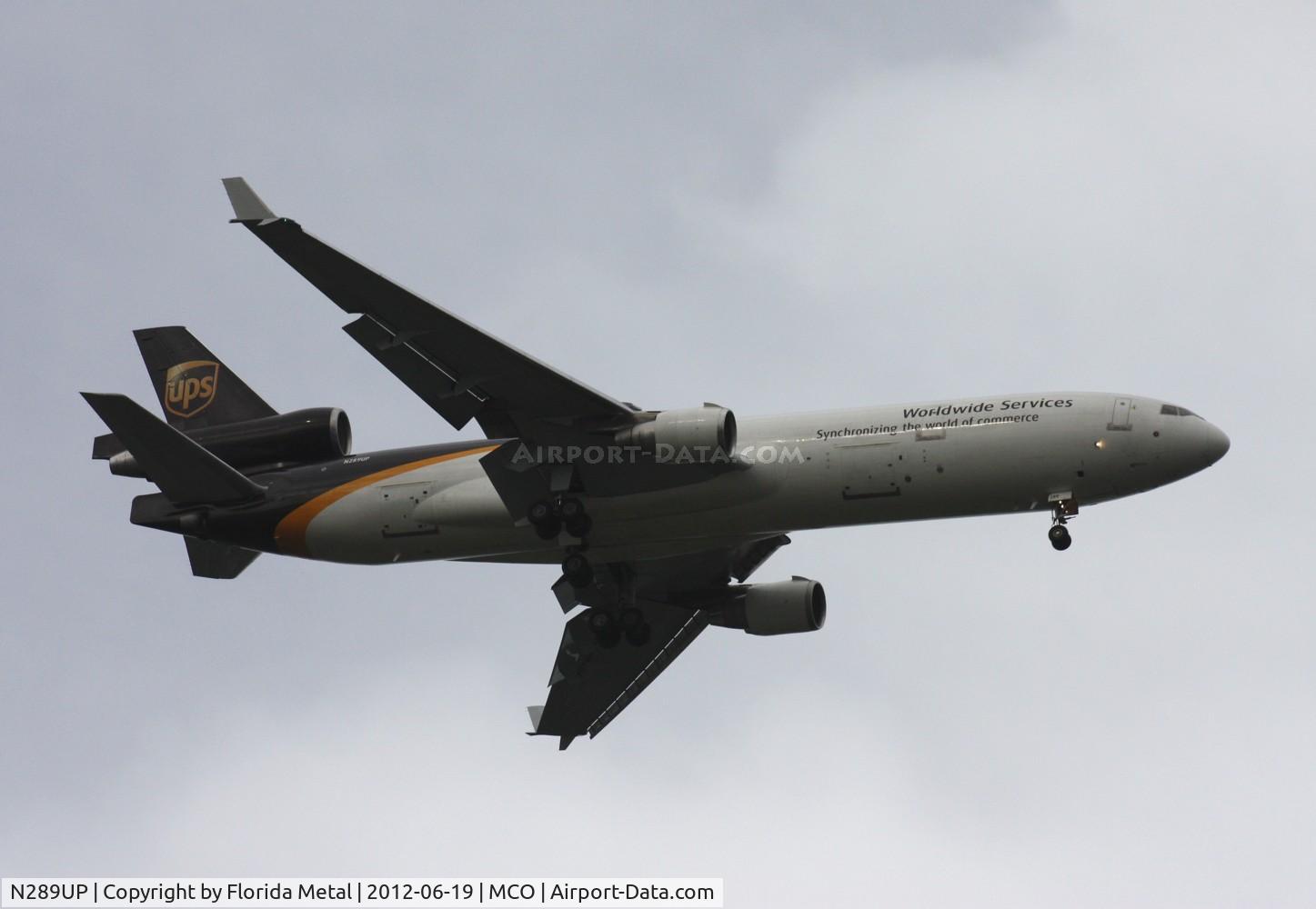N289UP, 1992 McDonnell Douglas MD-11F C/N 48455, UPS MD-11