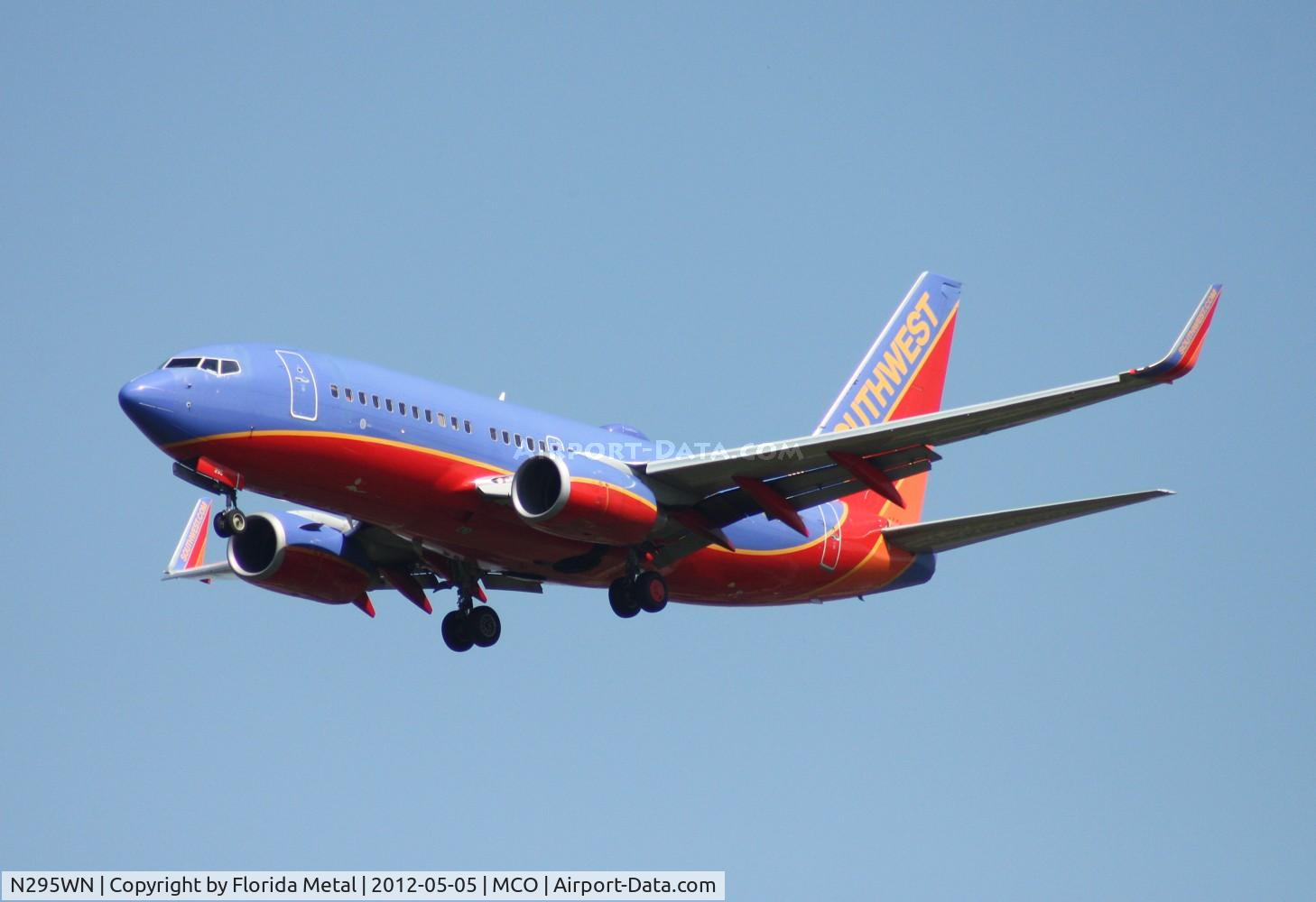 N295WN, 2007 Boeing 737-7H4 C/N 32541, Southwest 737