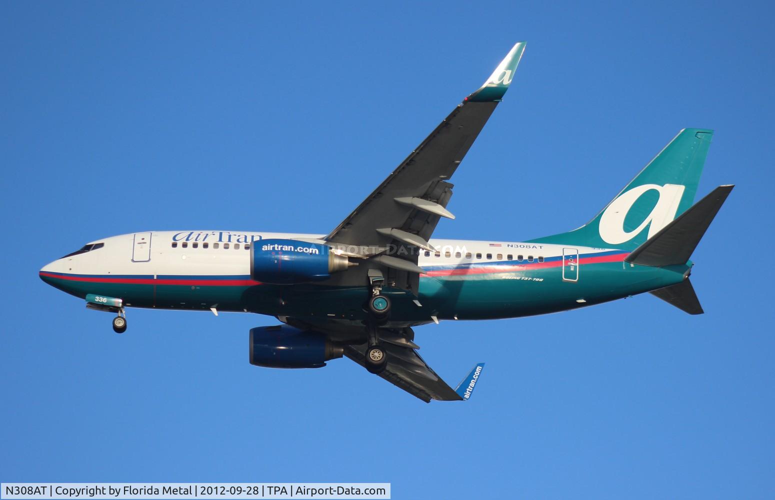 N308AT, 2006 Boeing 737-7BD C/N 35109, Air Tran 737