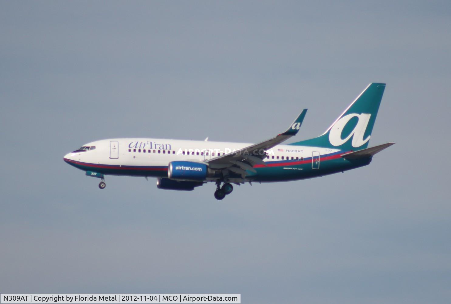 N309AT, 2006 Boeing 737-7BD C/N 33929, Air Tran 737