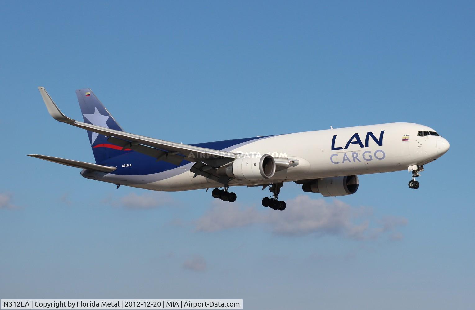 N312LA, 2001 Boeing 767-316F C/N 32572, LAN Cargo 767