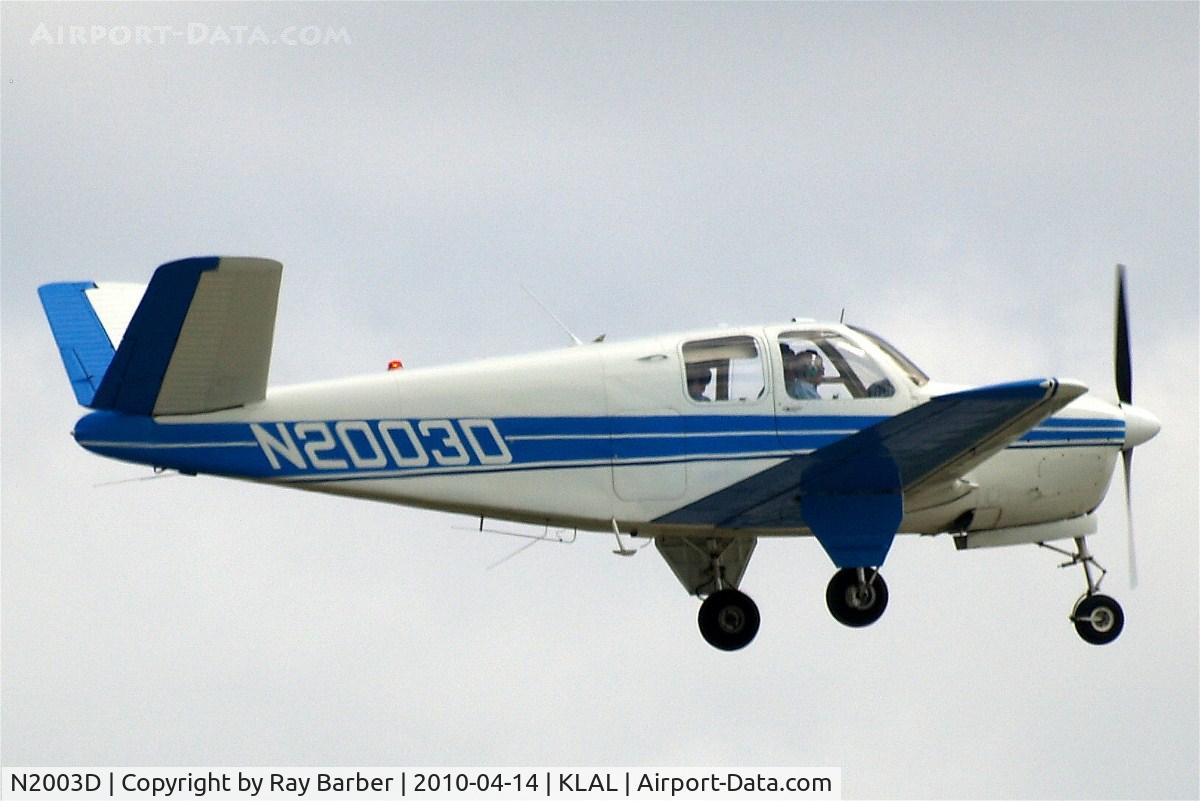 N2003D, 1952 Beech C35 Bonanza C/N D-3353, Beech C35 Bonanza [D-3353] Lakeland-Linder~N 14/04/2010