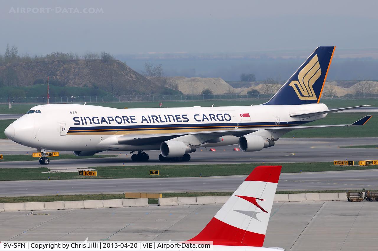 9V-SFN, 2004 Boeing 747-412F/SCD C/N 32899, Singapore Airlines Cargo