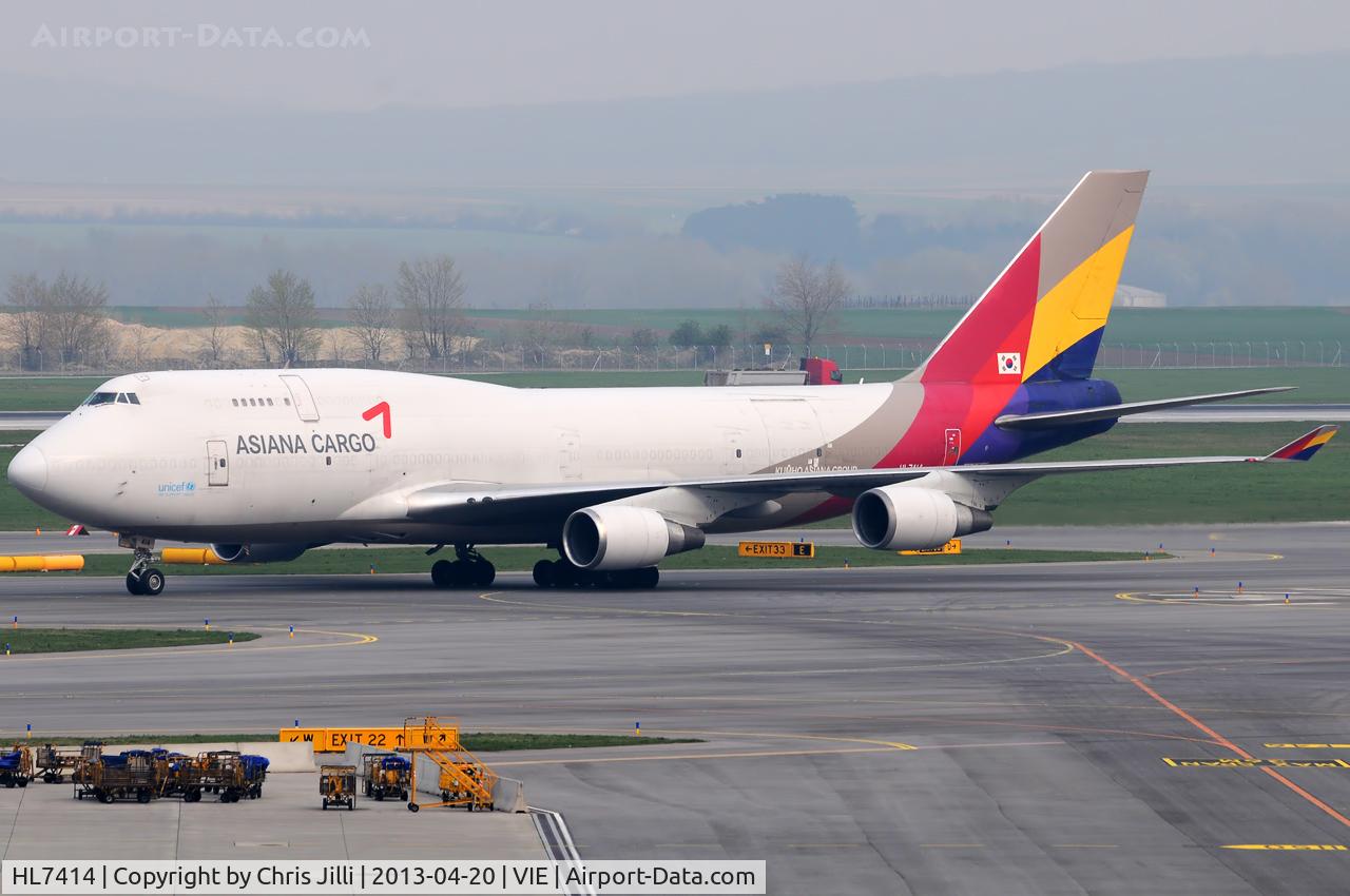 HL7414, 1991 Boeing 747-48EM(BDSF) C/N 25452, Asiana Airlines Cargo