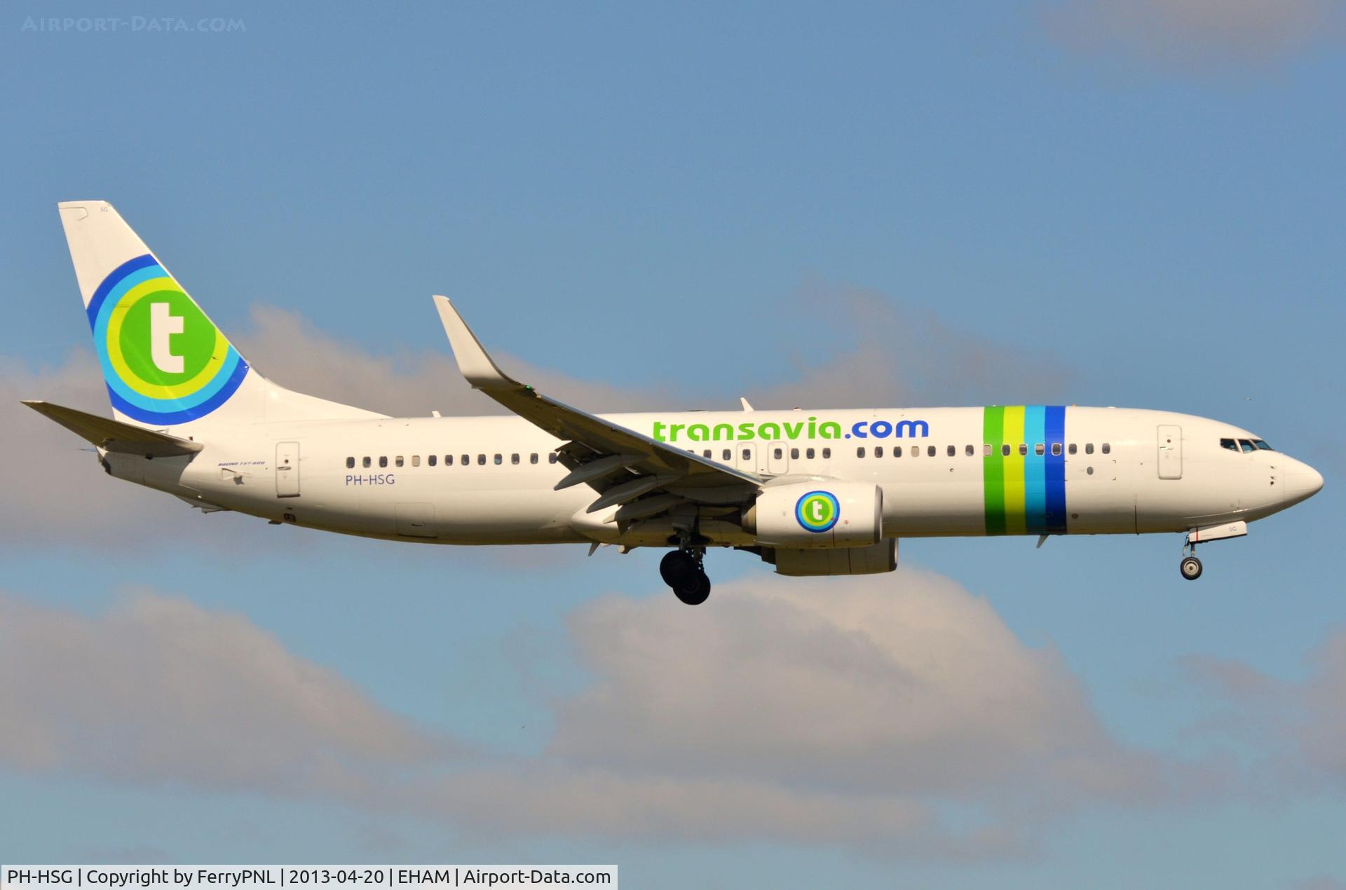 PH-HSG, 2012 Boeing 737-8K2 C/N 39262, Transavia B738