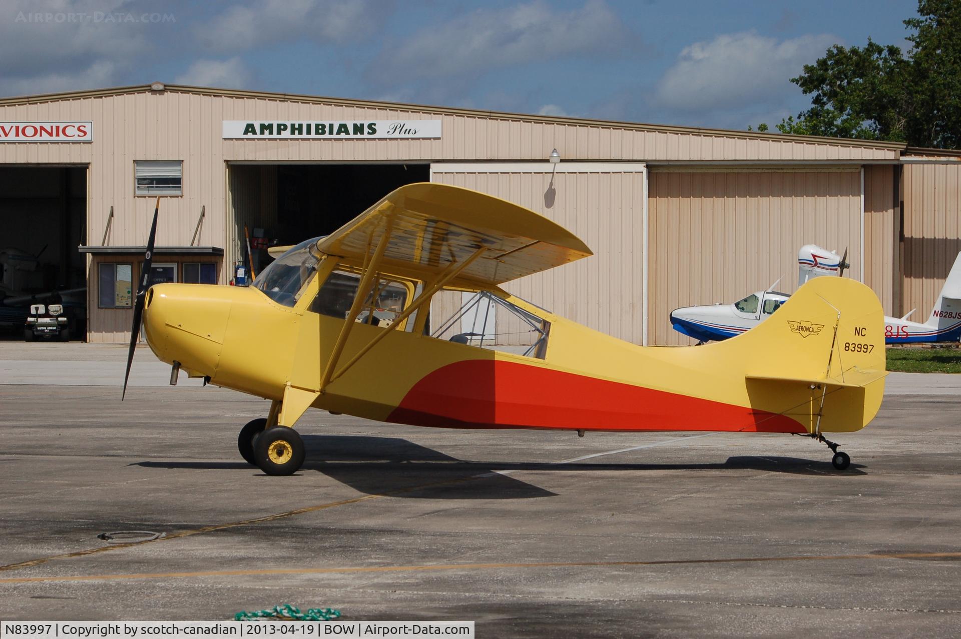 N83997, 1946 Aeronca 7AC Champion C/N 7AC2684, 1946 Aeronca 7AC, N83997, at Bartow Municipal Airport, Bartow, FL