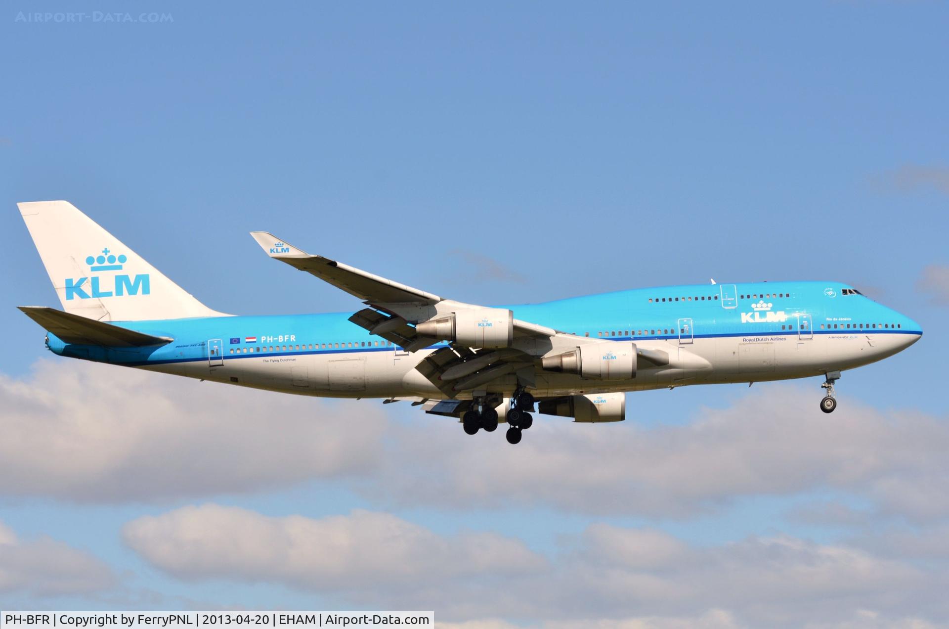 PH-BFR, 1994 Boeing 747-406BC C/N 27202, KLM B744 landing in AMS