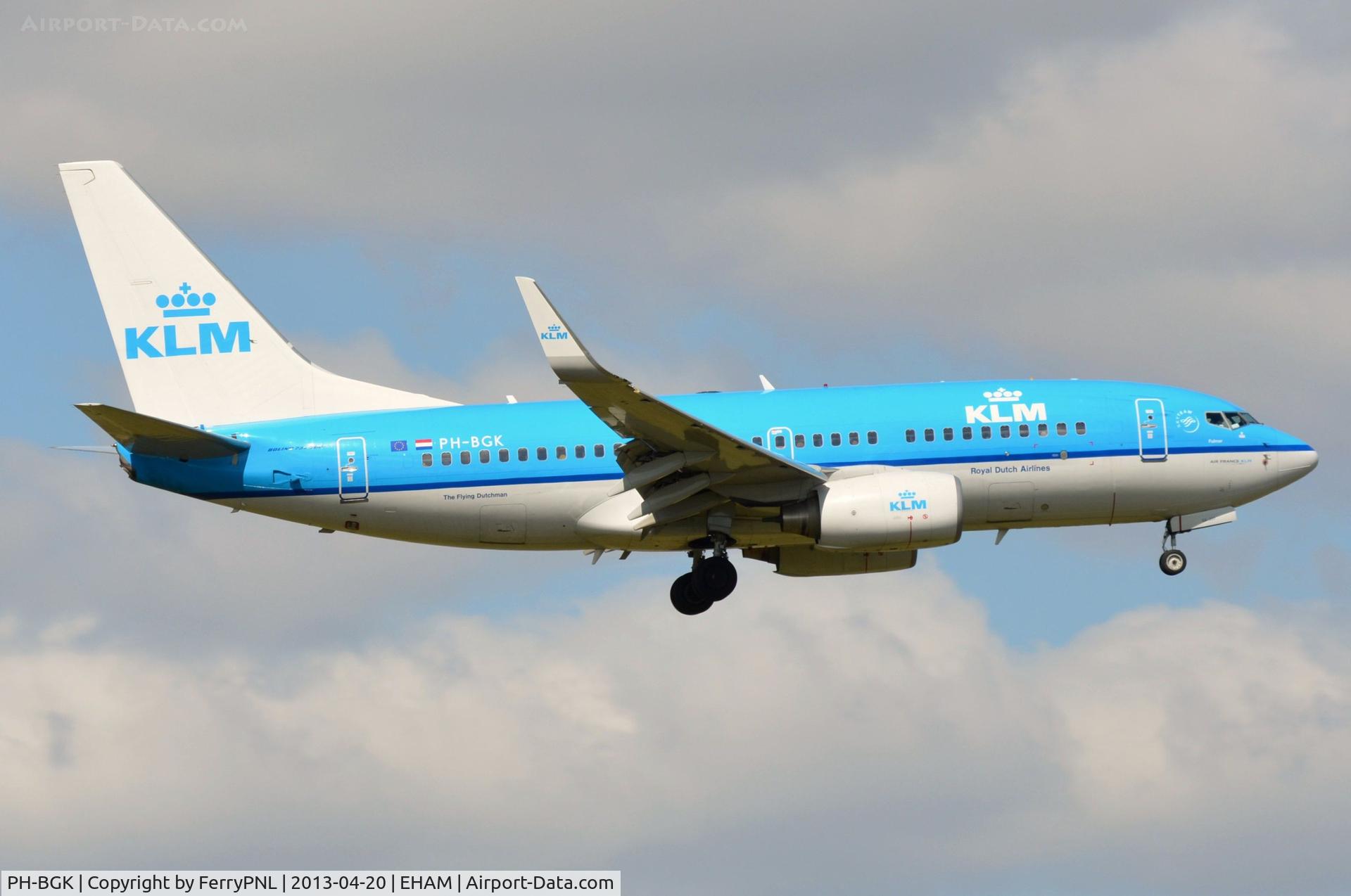PH-BGK, 2010 Boeing 737-7K2 C/N 38054, KLM B737