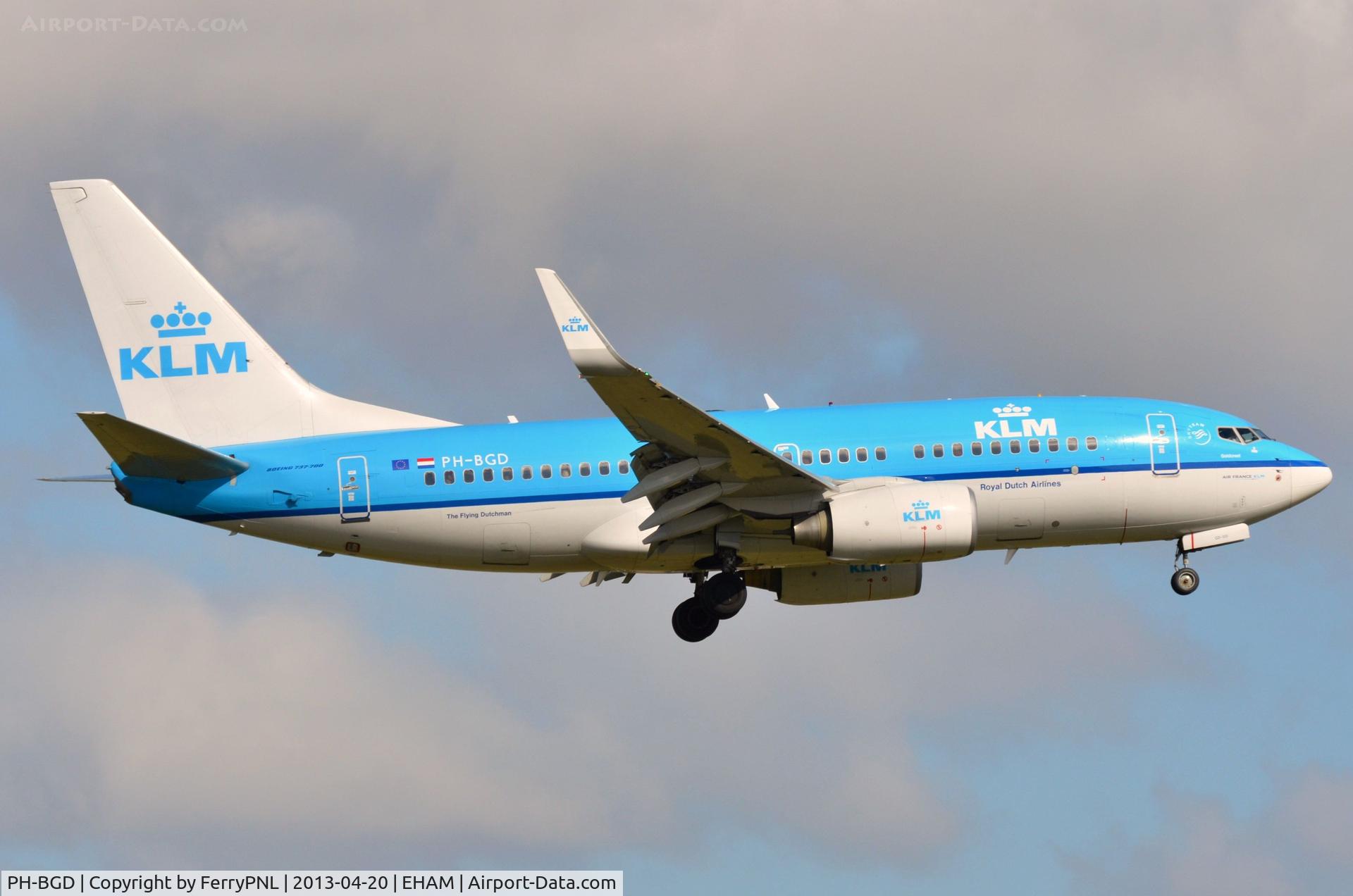 PH-BGD, 2008 Boeing 737-7K2 C/N 30366, KLM B737