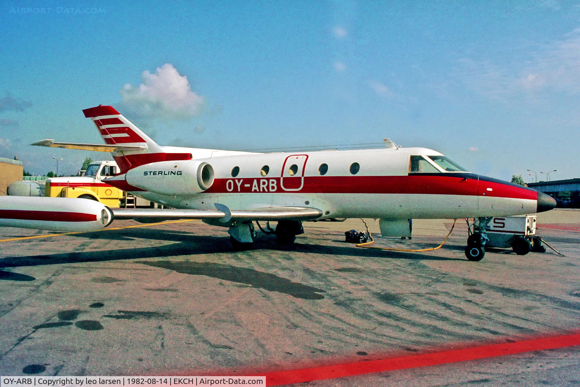 OY-ARB, 1977 Aerospatiale SN-601 Corvette C/N 34, Copenhagen Kastrup14.8.82