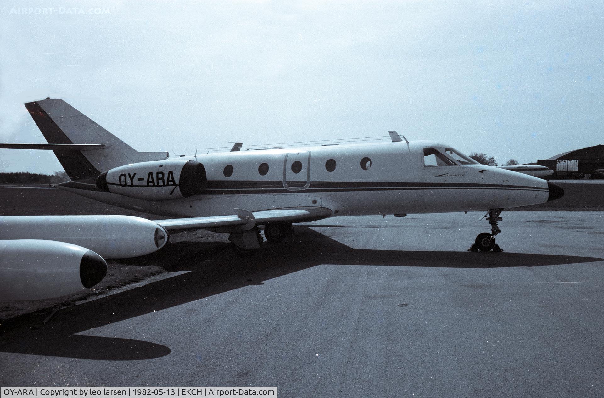OY-ARA, 1976 Aerospatiale SN-601 Corvette C/N 32, Copenhagen Kastrup 13.5.82