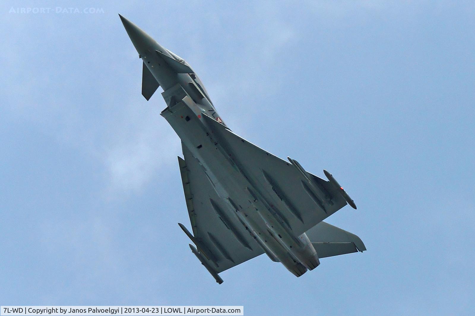 7L-WD, 2007 Eurofighter EF-2000 Typhoon S C/N AS004, Austrian Airforce Eurofighter EF 2000 Typhoon S over LOWL/LNZ