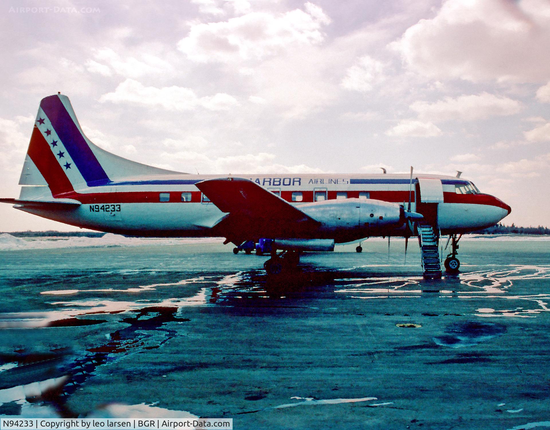 N94233, Convair 600-240D C/N 63, Bangor BGR 11.4.82