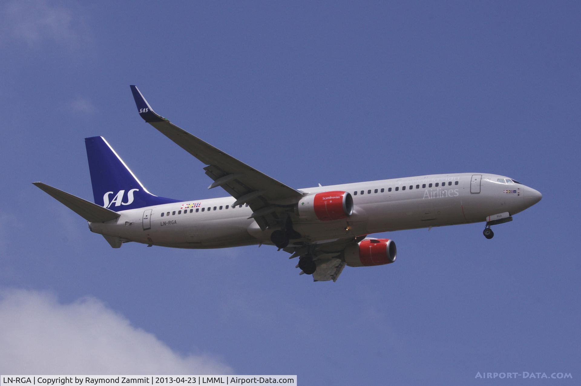 LN-RGA, 2012 Boeing 737-86N C/N 39397, B737-800 LN-RGA Scandinavian Airline Systems.