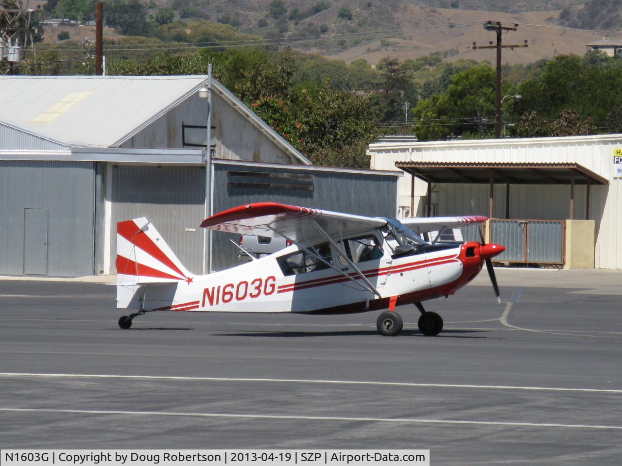 N1603G, 1968 Champion 7ECA Citabria C/N 609, 1968 Champion 7ECA CITABRIA, Lycoming O-235 115 Hp, taxi to 22