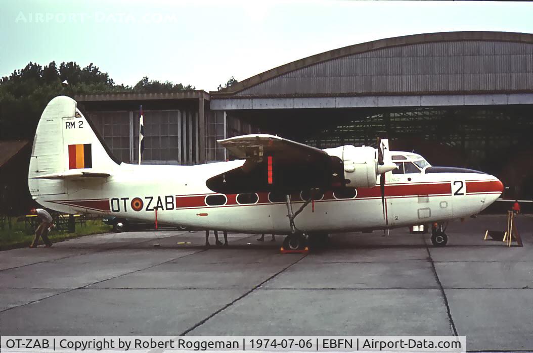OT-ZAB, 1954 Hunting Percival P-66 Pembroke C51 C/N P66-0017, Belgian Air Force.Stored.