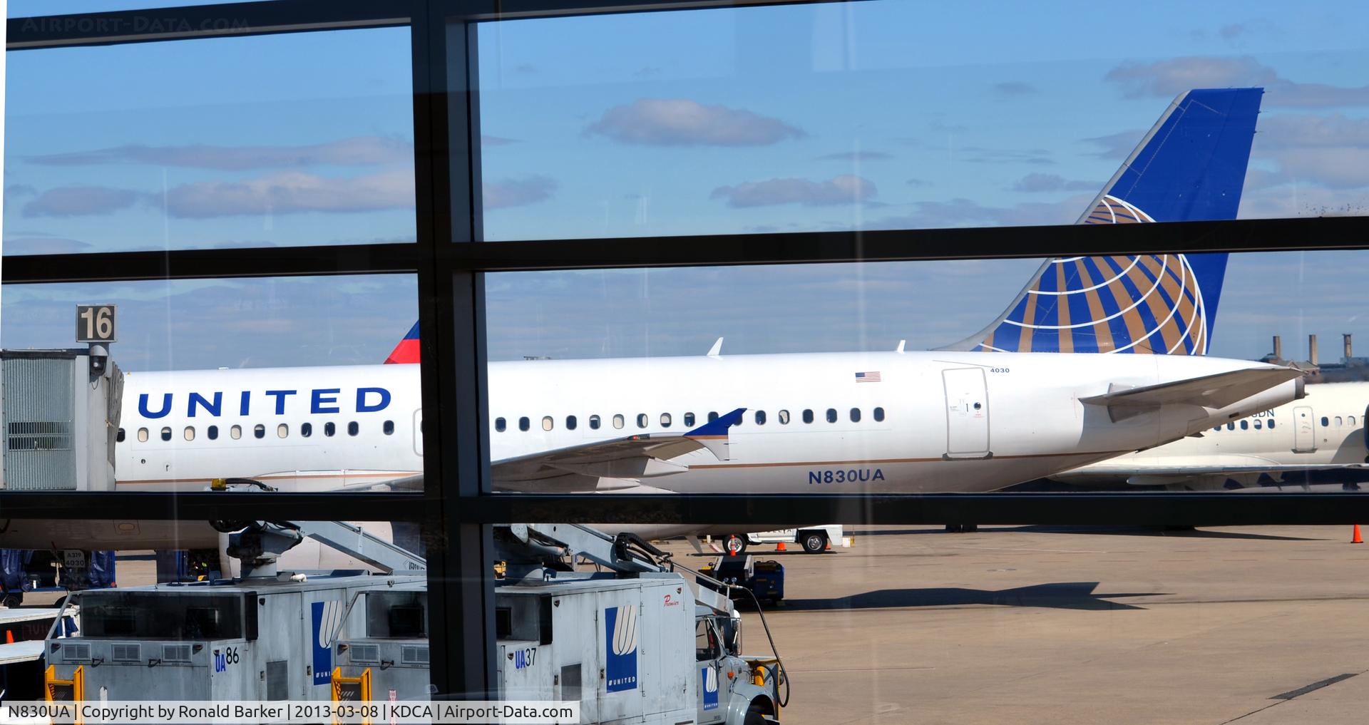 N830UA, 2000 Airbus A319-131 C/N 1243, DCA VA