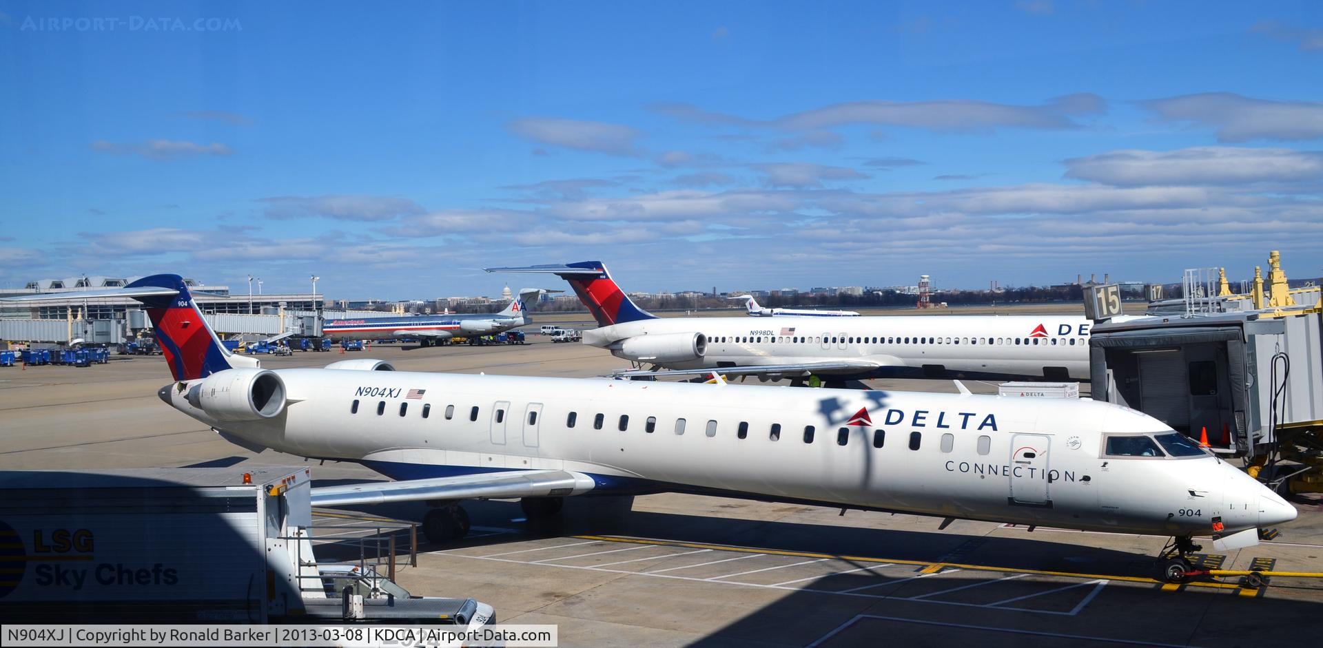 N904XJ, 2007 Bombardier CRJ-900ER (CL-600-2D24) C/N 15135, DCA VA