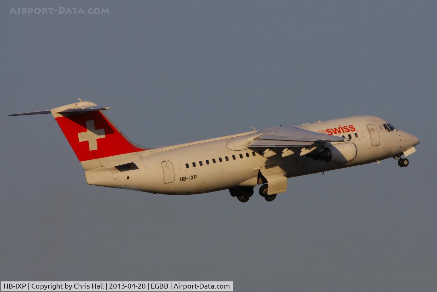 HB-IXP, 1996 British Aerospace Avro 146-RJ100 C/N E3283, Swiss European Airlines