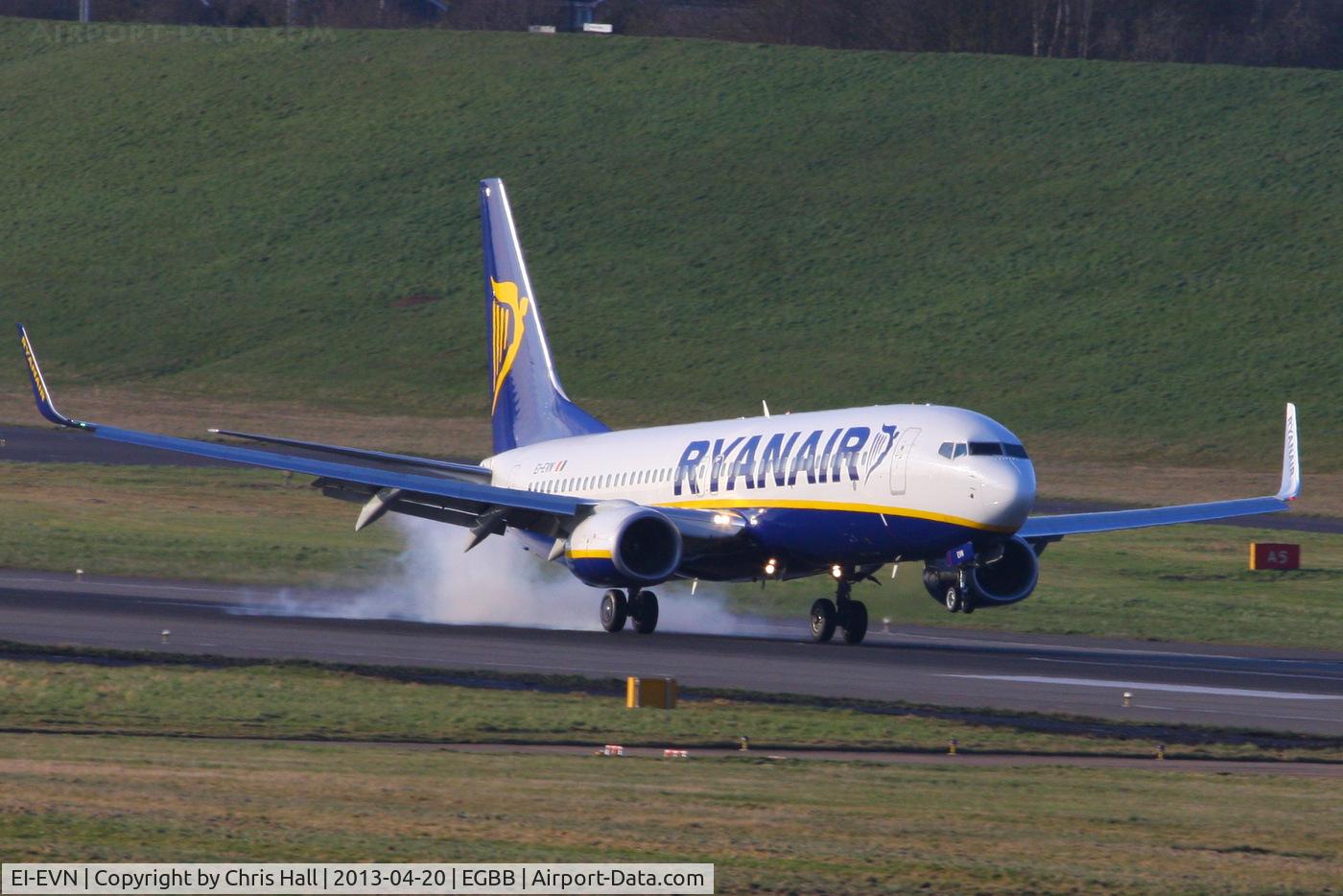 EI-EVN, 2012 Boeing 737-8AS C/N 40294, Ryanair