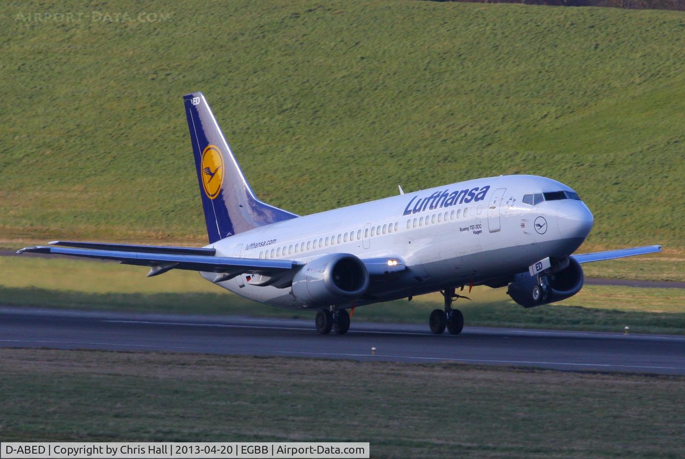 D-ABED, 1991 Boeing 737-330 C/N 25215, Lufthansa