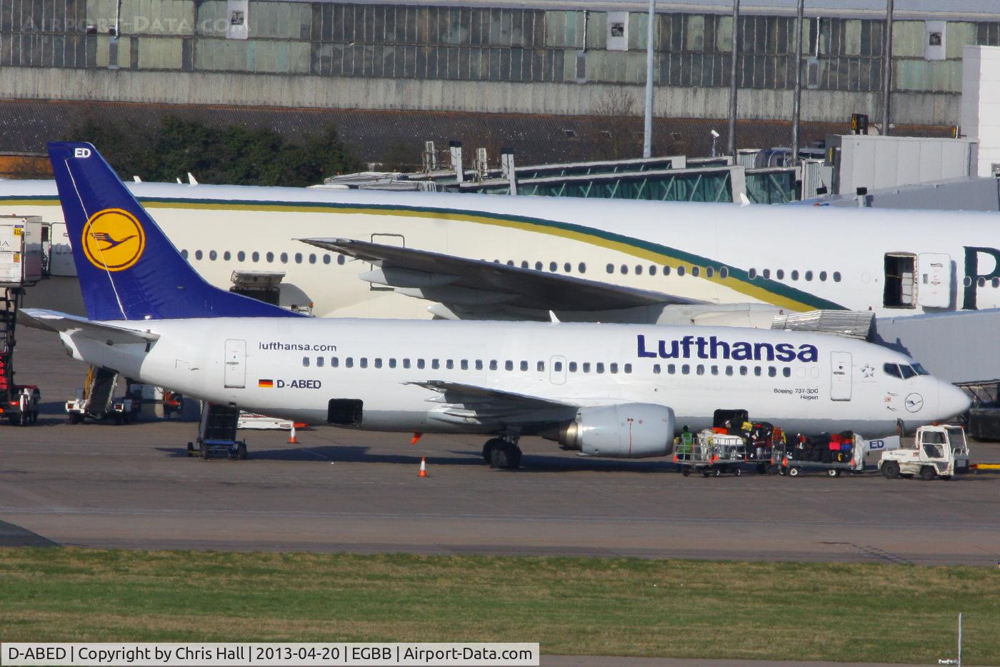 D-ABED, 1991 Boeing 737-330 C/N 25215, Lufthansa