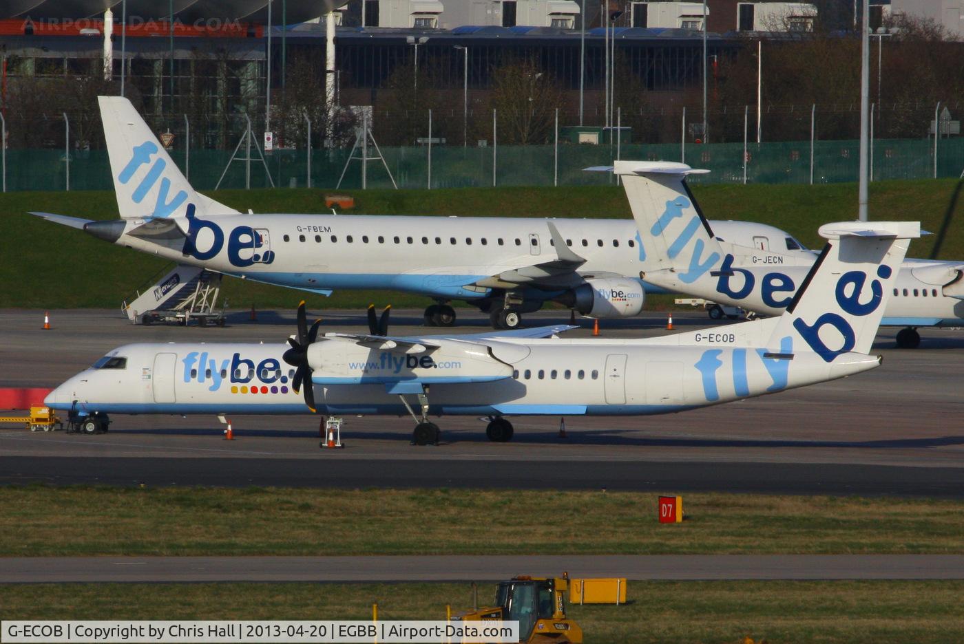 G-ECOB, 2007 De Havilland Canada DHC-8-402Q Dash 8 C/N 4185, flybe