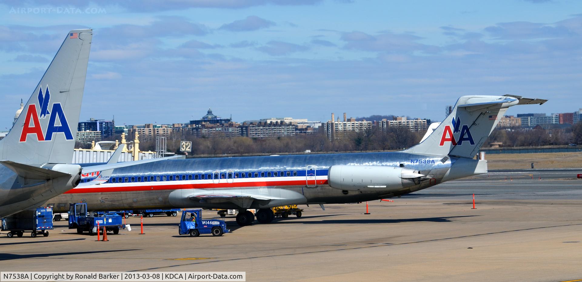 N7538A, 1990 McDonnell Douglas MD-82 (DC-9-82) C/N 49992, DCA VA