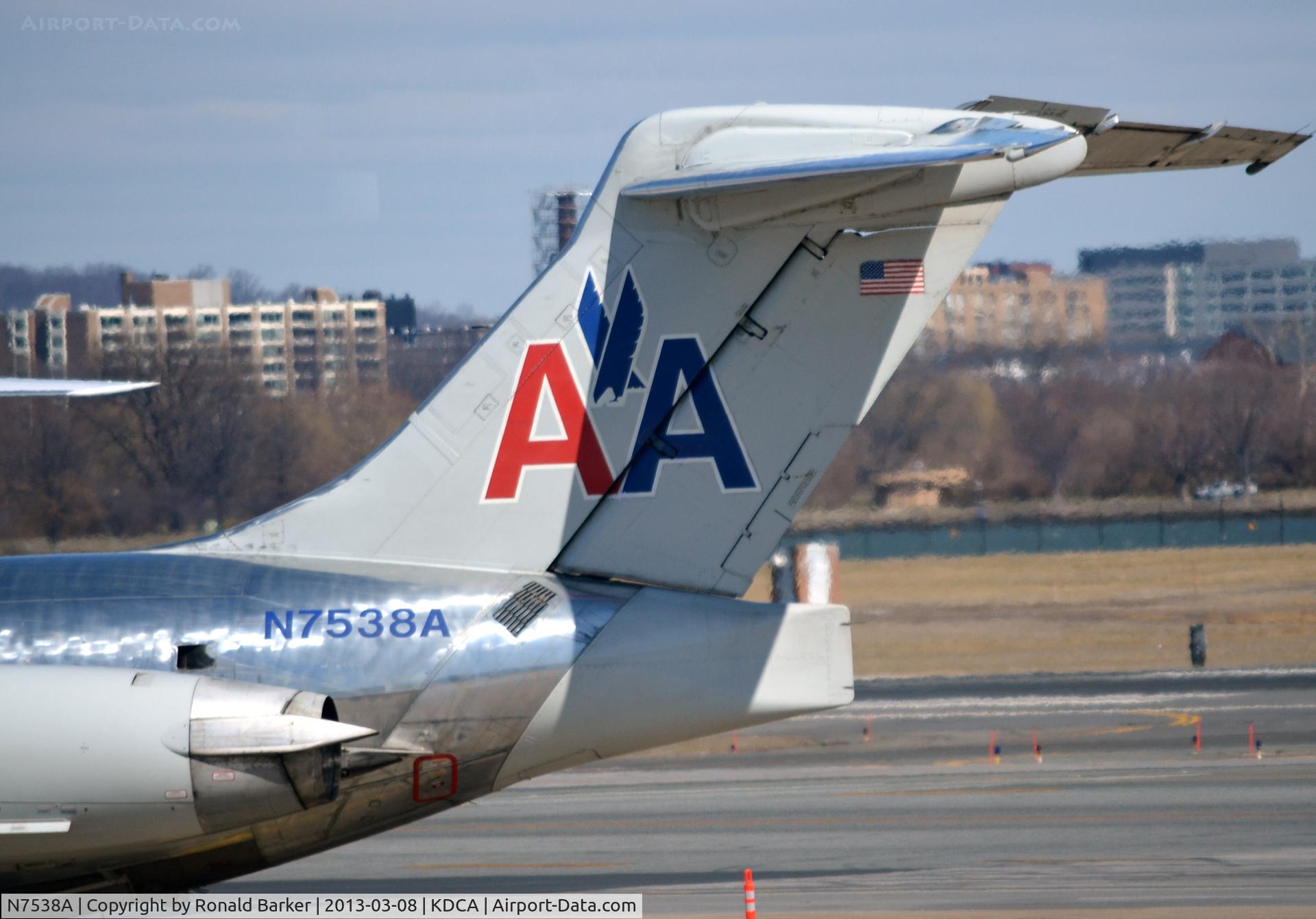 N7538A, 1990 McDonnell Douglas MD-82 (DC-9-82) C/N 49992, DCA VA