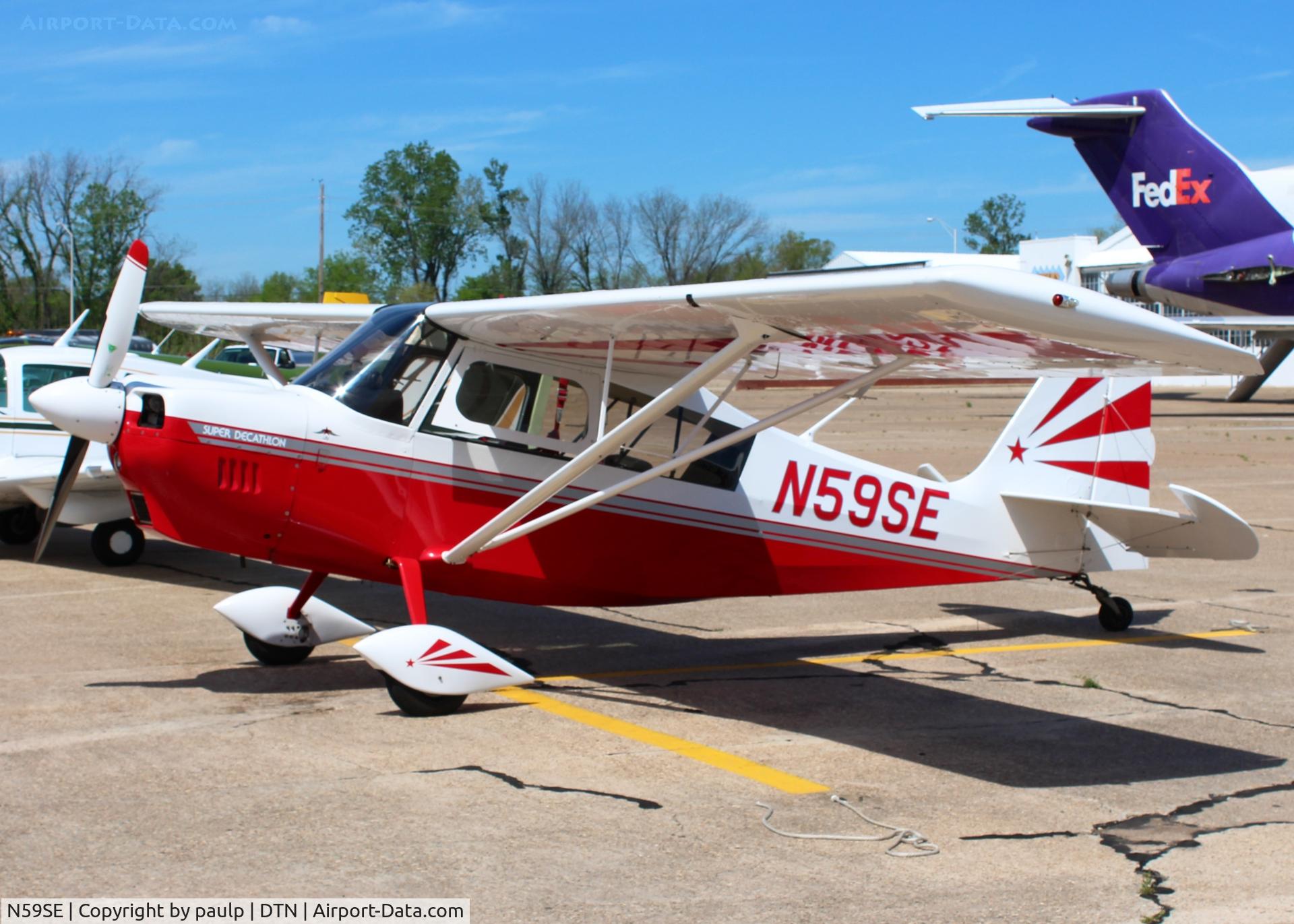 N59SE, 2005 American Champion 8KCAB Super Decathlon C/N 1004-2005, At Downtown Shreveport.