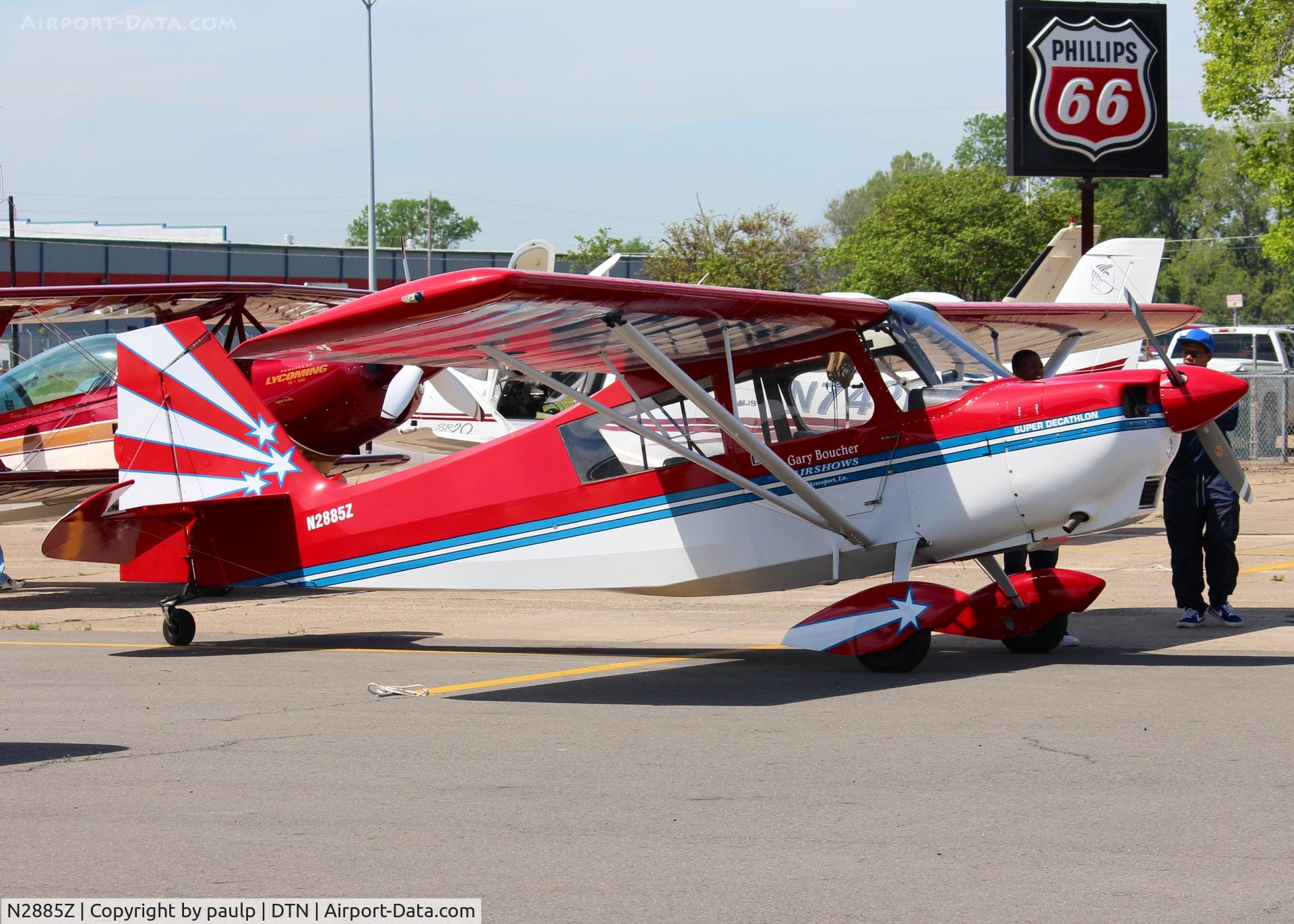N2885Z, 1978 Bellanca 8KCAB Super Decathlon C/N 374-78, At Downtown Shreveport.