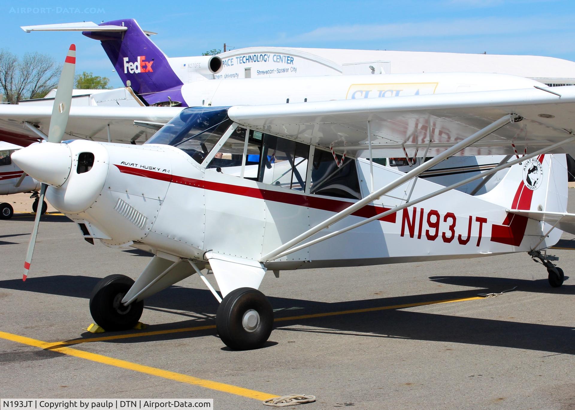 N193JT, 1993 Aviat A-1 Husky C/N 1233, At Downtown Shreveport.