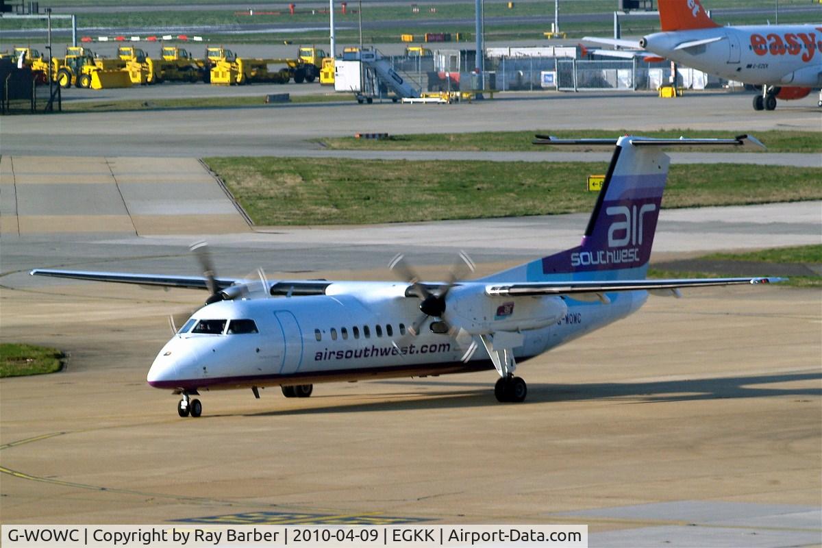 G-WOWC, 1991 De Havilland Canada DHC-8-311 Dash 8 C/N 311, DHC-8-311A [311] (Air Southwest) Gatwick~G 09/04/2010