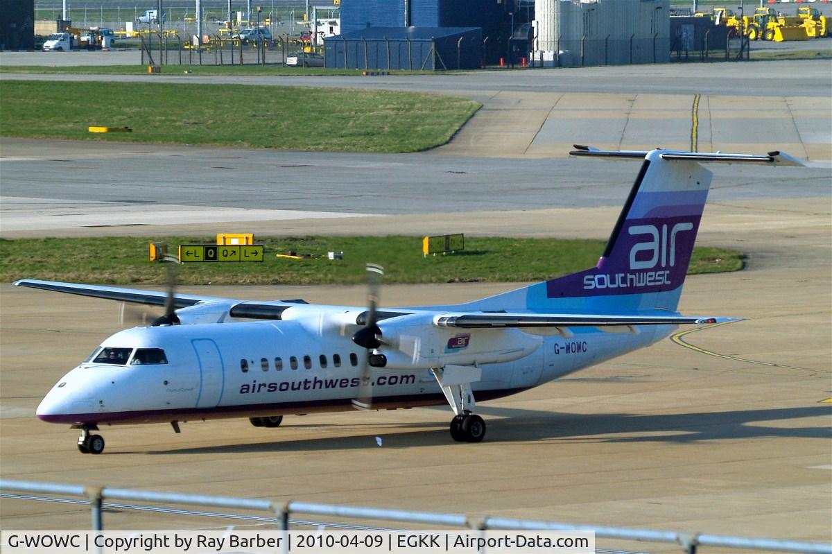 G-WOWC, 1991 De Havilland Canada DHC-8-311 Dash 8 C/N 311, DHC-8-311A [311] (Air Southwest) Gatwick~G 09/04/2010