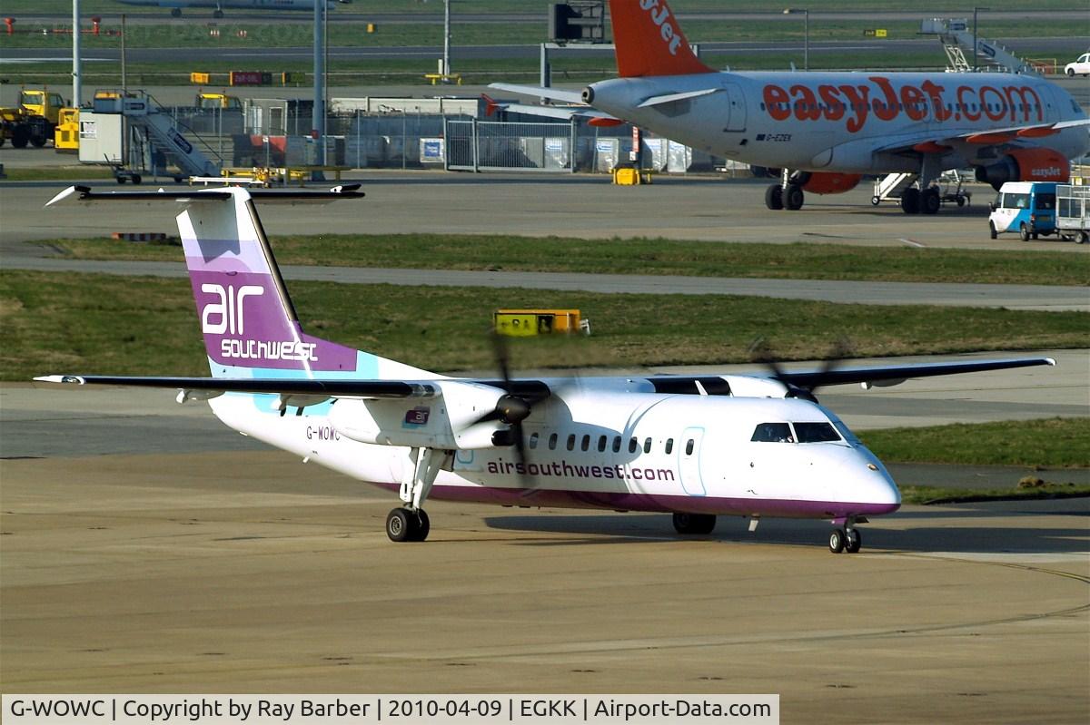 G-WOWC, 1991 De Havilland Canada DHC-8-311 Dash 8 C/N 311, DHC-8-311A [311] (Air Southwest) Gatwick~G 09/04/2010