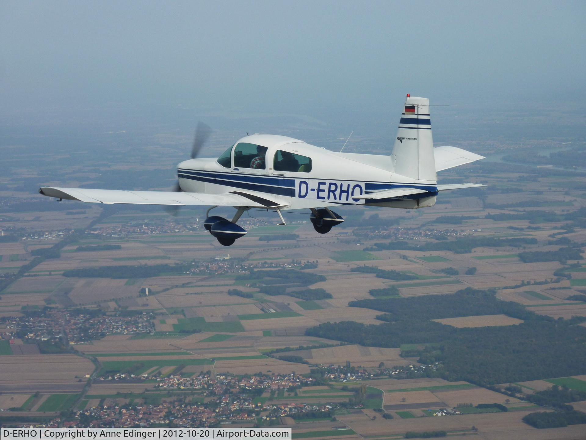 D-ERHO, 1974 Grumman American AA-5 Traveler C/N AA5-0507, took photo during a formation flight from EDTG to EDRJ