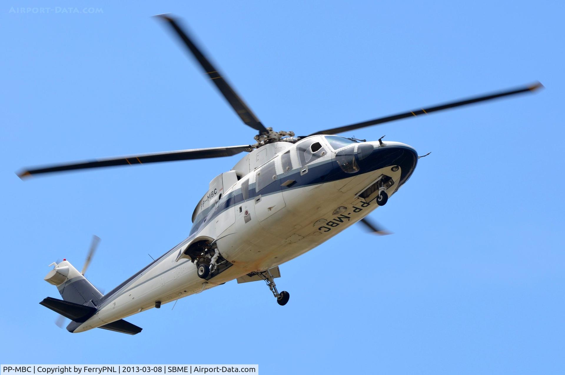 PP-MBC, 1981 Sikorsky S-76A MkII C/N 760162, Atlas S76 landing in MEA