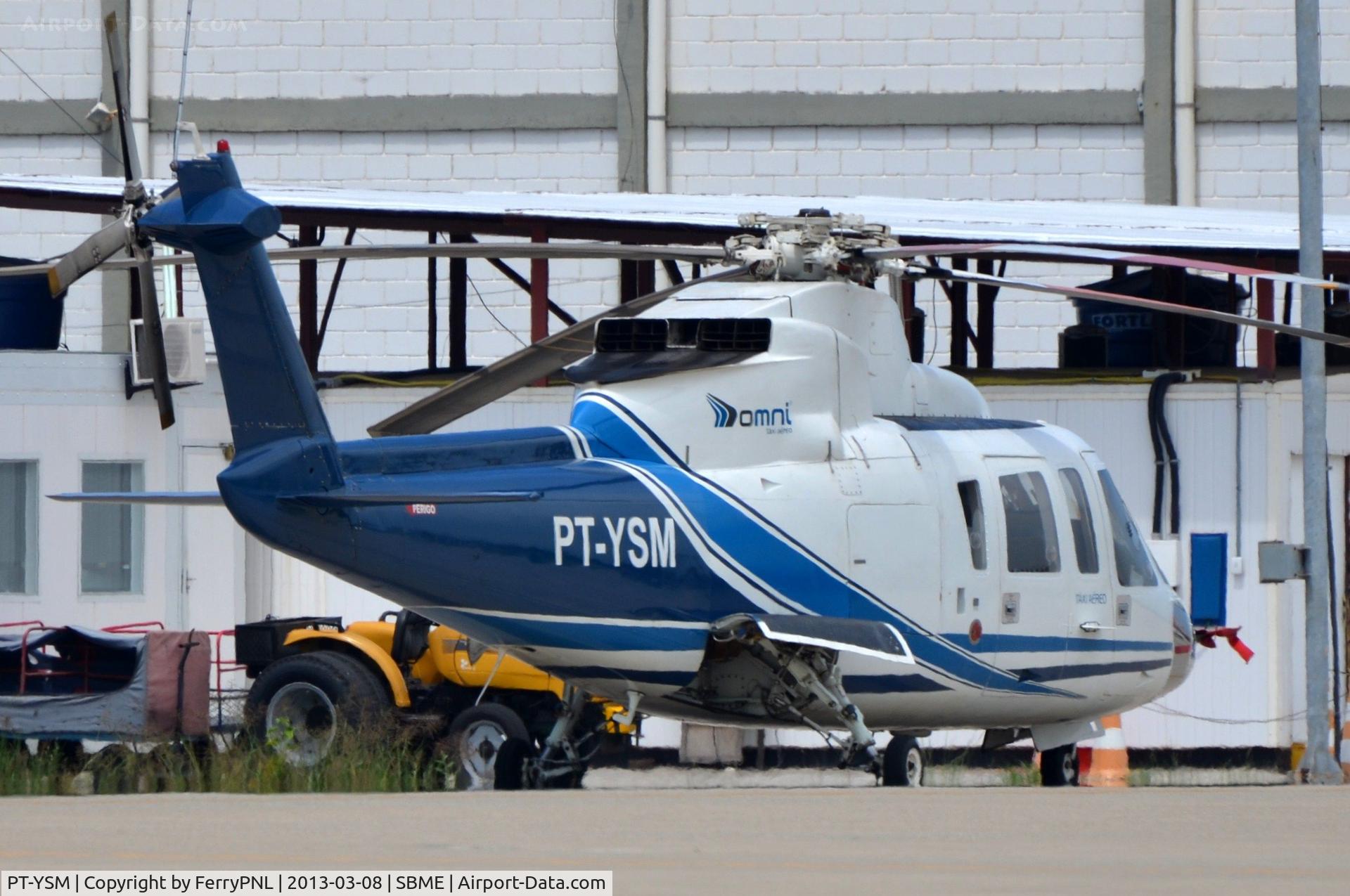 PT-YSM, 1981 Sikorsky S-76A C/N 760151, Omni S76 parked at MEA