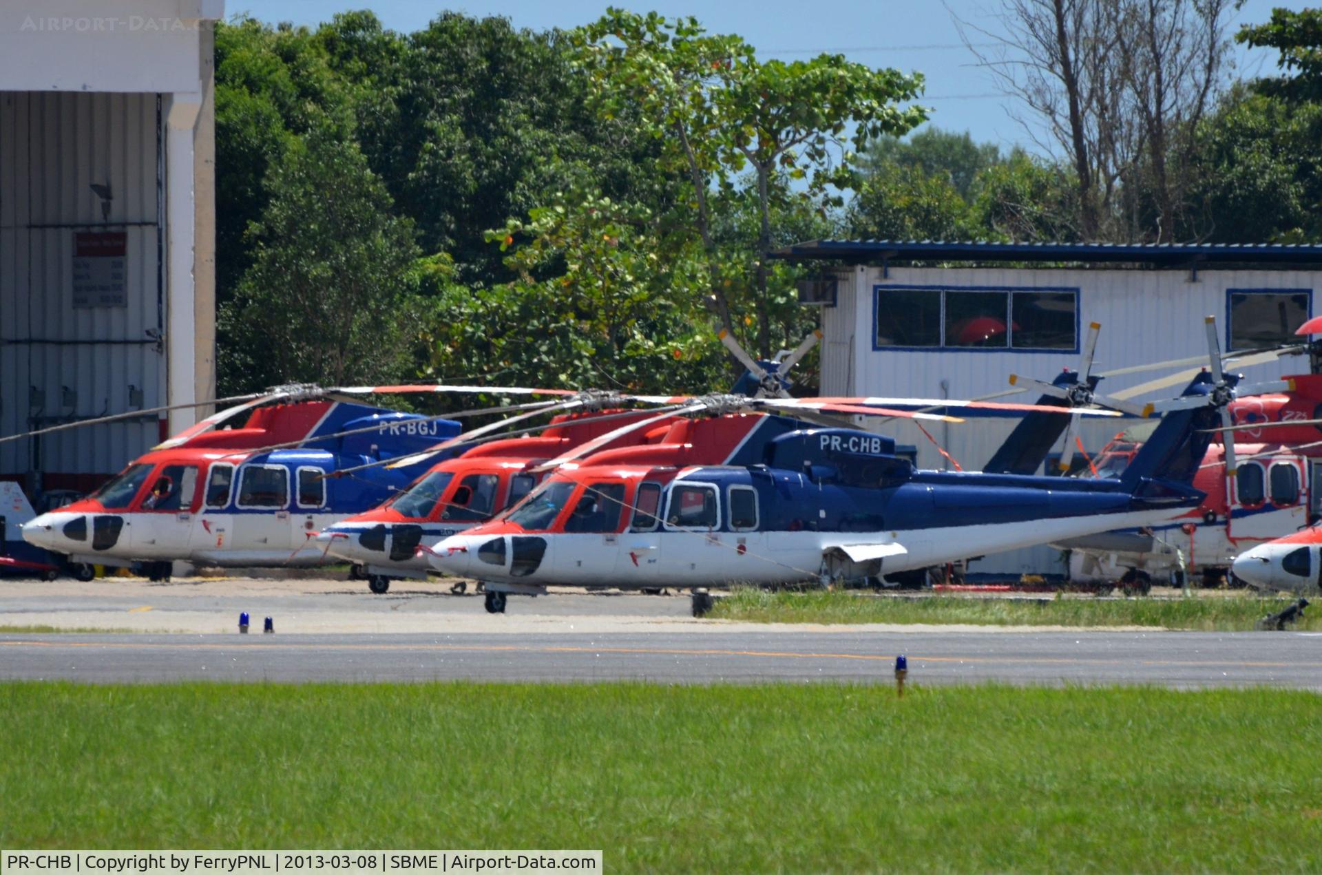PR-CHB, 1979 Sikorsky S-76A C/N 760004, BHS S76 at its base in MEA