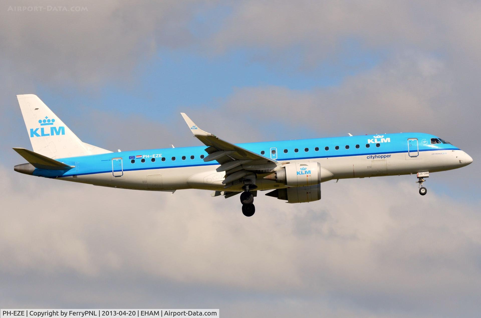 PH-EZE, 2009 Embraer 190LR (ERJ-190-100LR) C/N 19000288, KLC EMB190