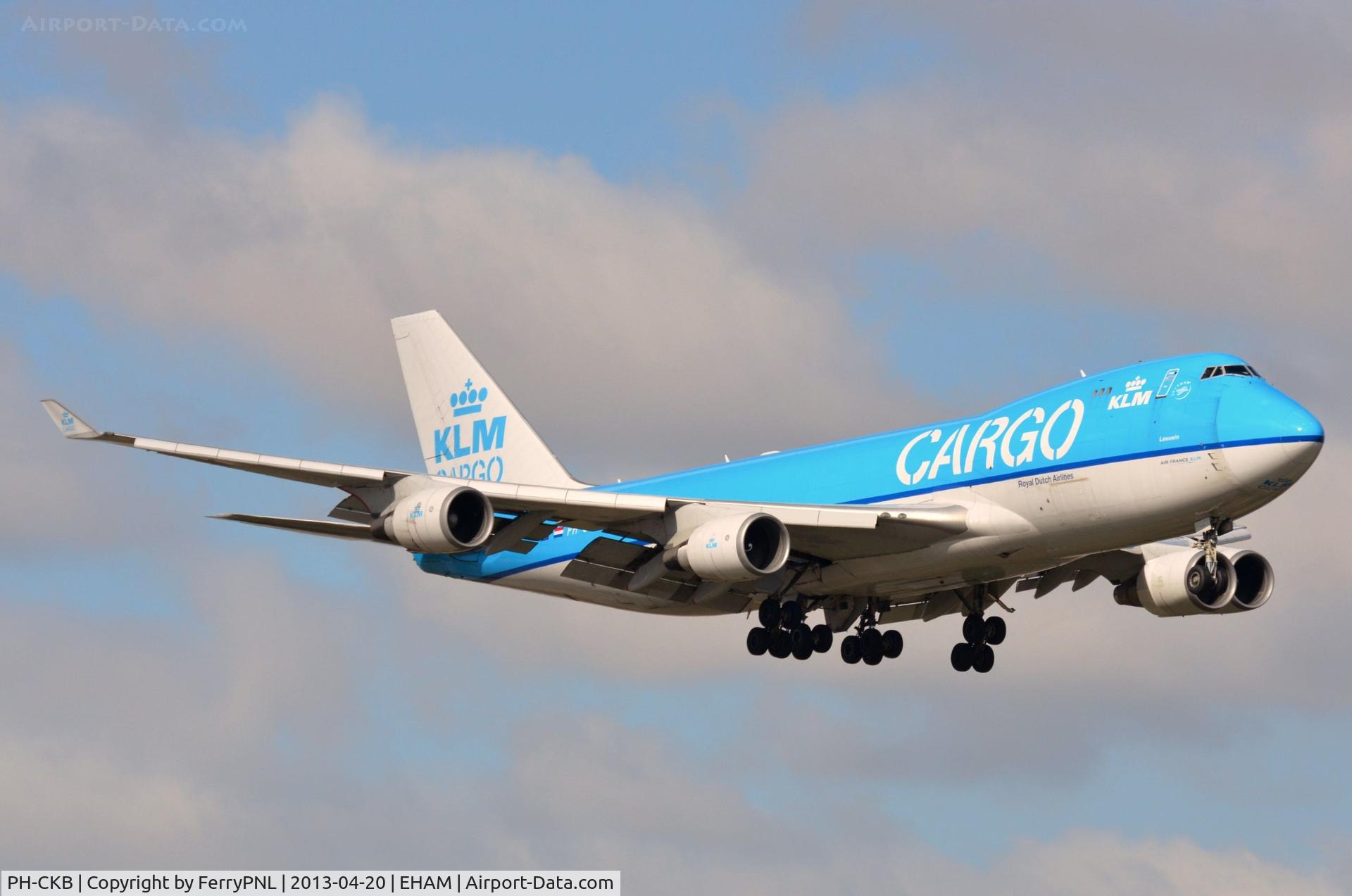 PH-CKB, 2003 Boeing 747-406F/ER/SCD C/N 33695, Leeuwin-lioness arriving in AMS
