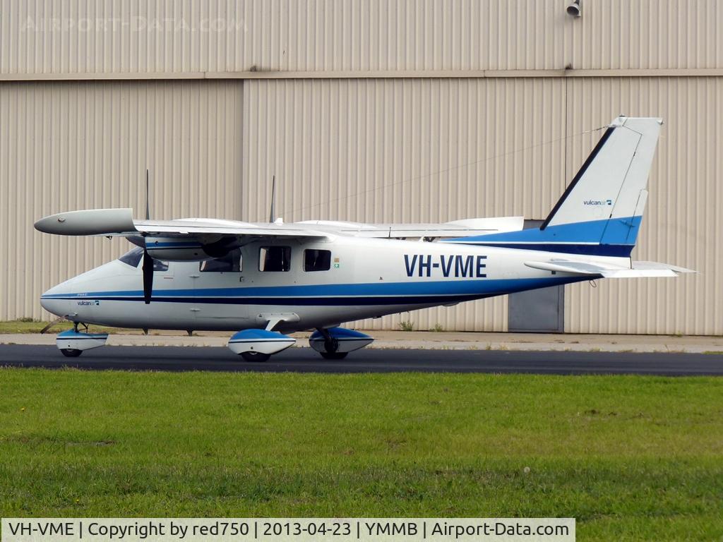 VH-VME, 2004 Vulcanair P-68 Observer 2 C/N 417, VH-VME at Moorabbin, 2013-04-23