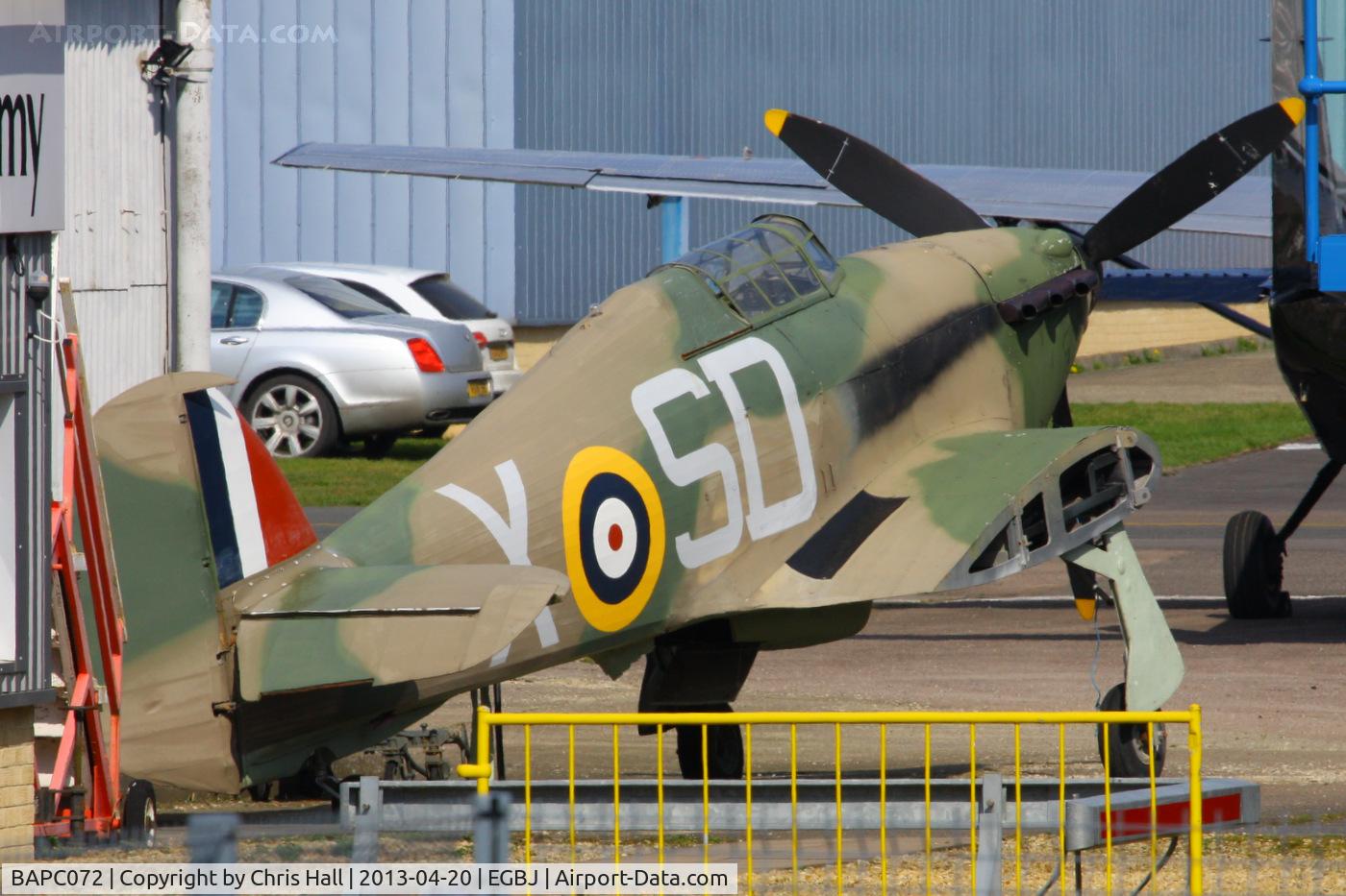 BAPC072, Hawker Hurricane Replica C/N BAPC.072, Gloucestershire Aviation Collection