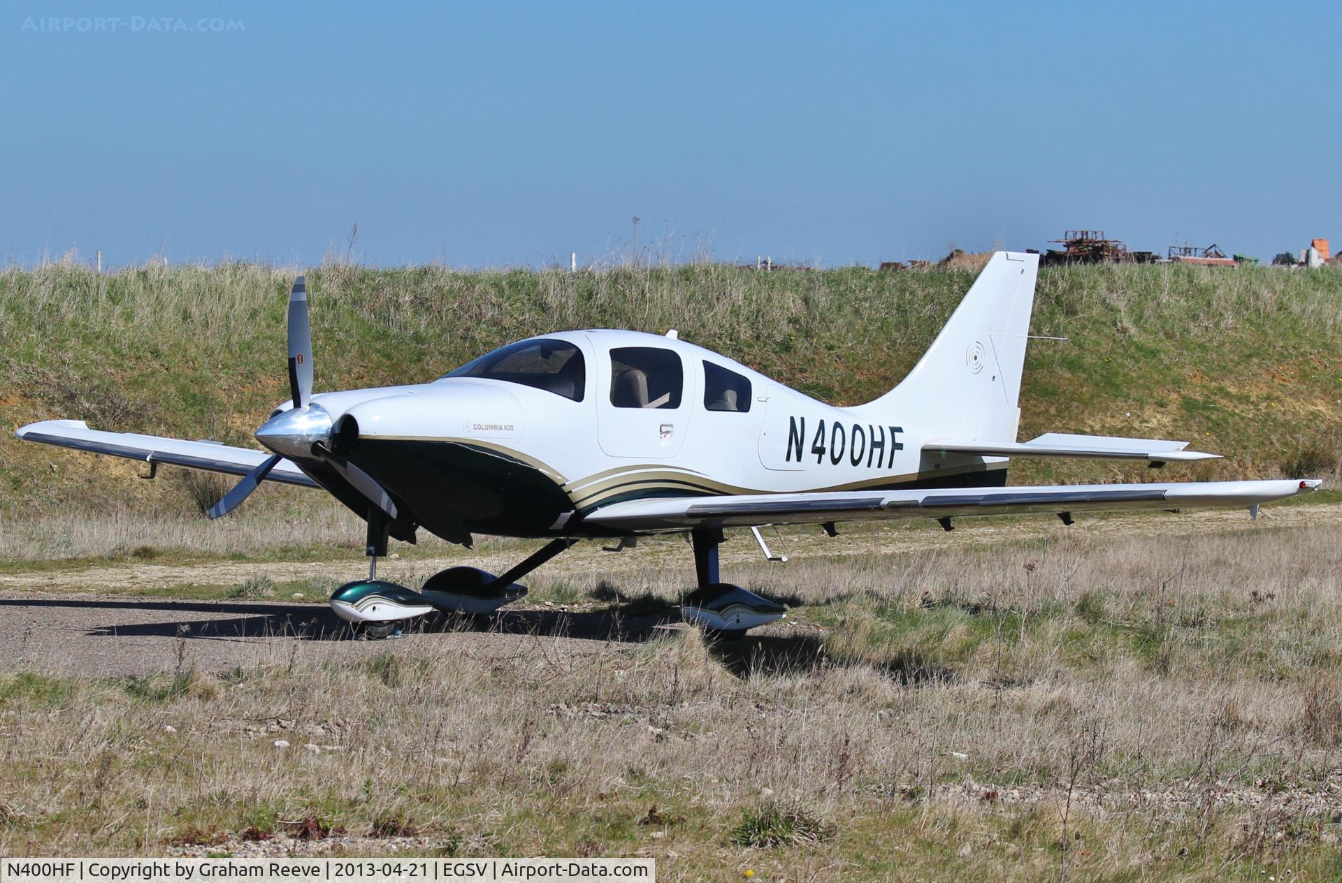 N400HF, 2006 Columbia Aircraft Mfg LC41-550FG C/N 41577, parked at Old Buckenham.