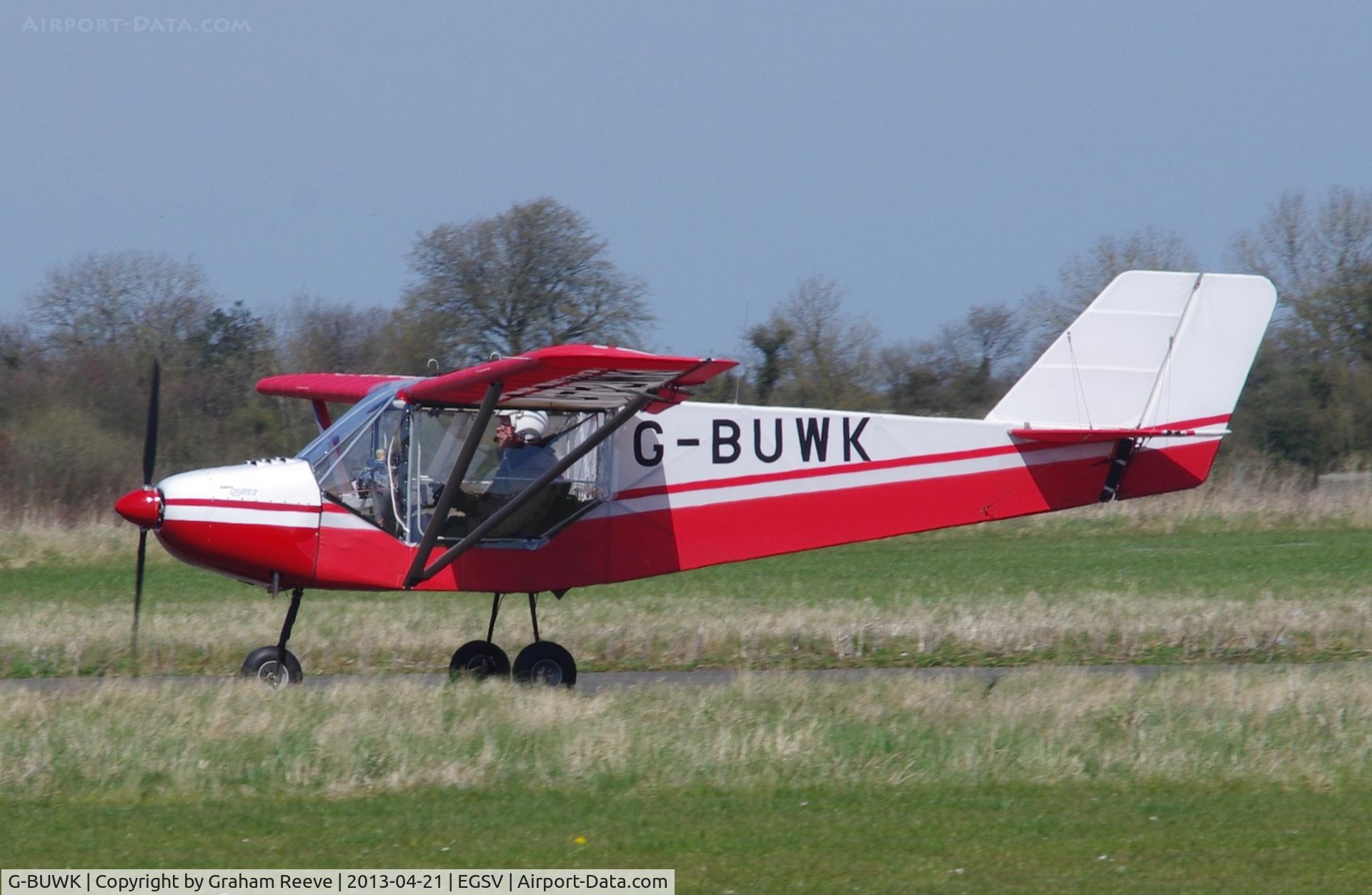 G-BUWK, 1993 Rans S-6ES Coyote II C/N PFA 204A-12448, Just landed.