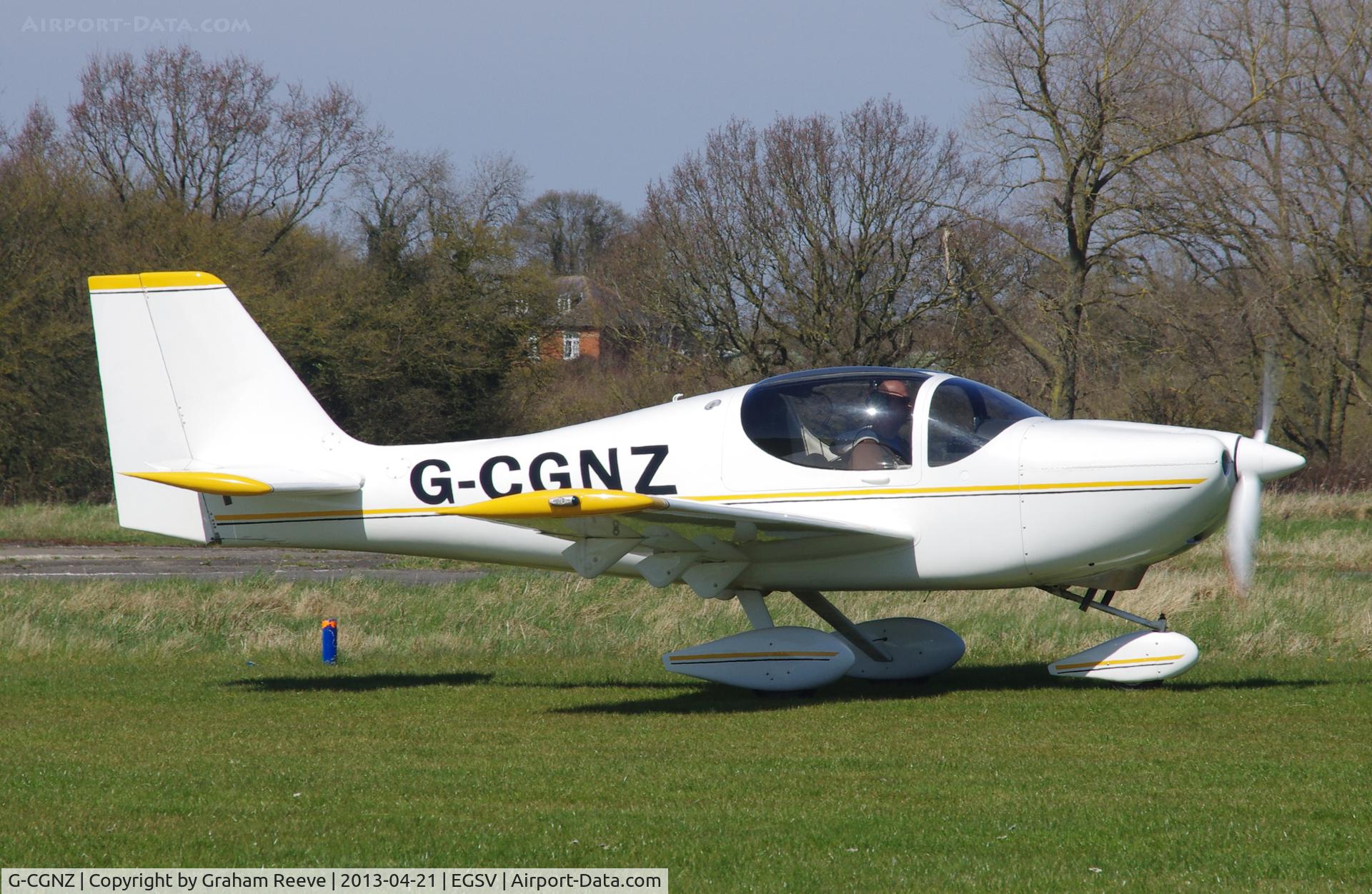 G-CGNZ, 2007 Europa XS Tri-Gear C/N A190, Just landed.