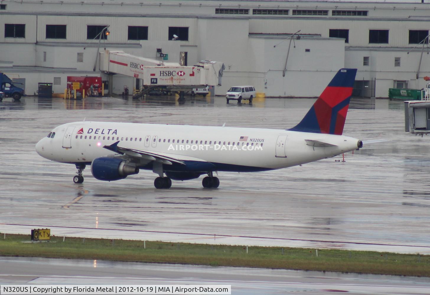 N320US, 1991 Airbus A320-211 C/N 213, Delta A320