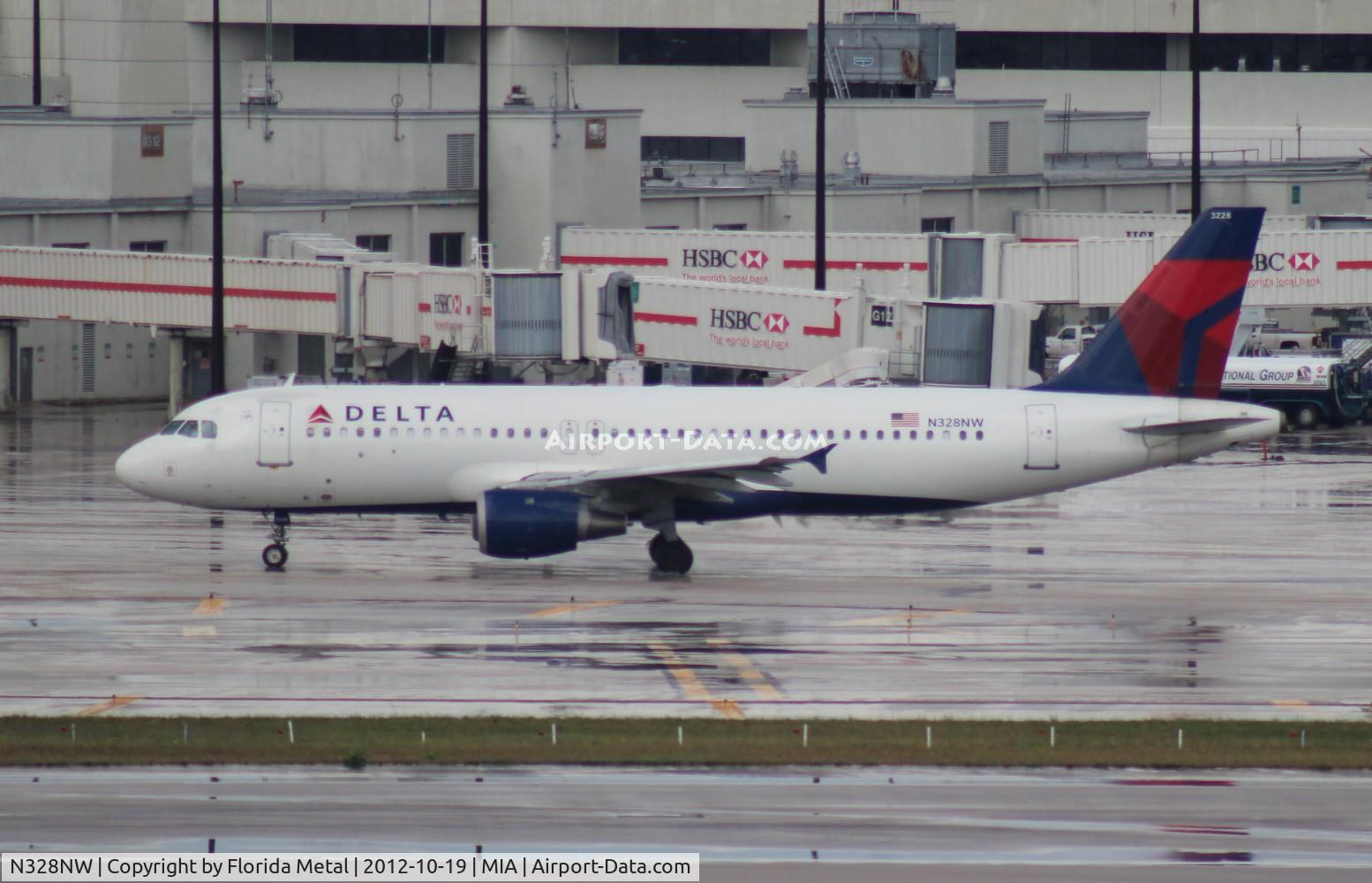 N328NW, 1992 Airbus A320-211 C/N 298, Delta A320